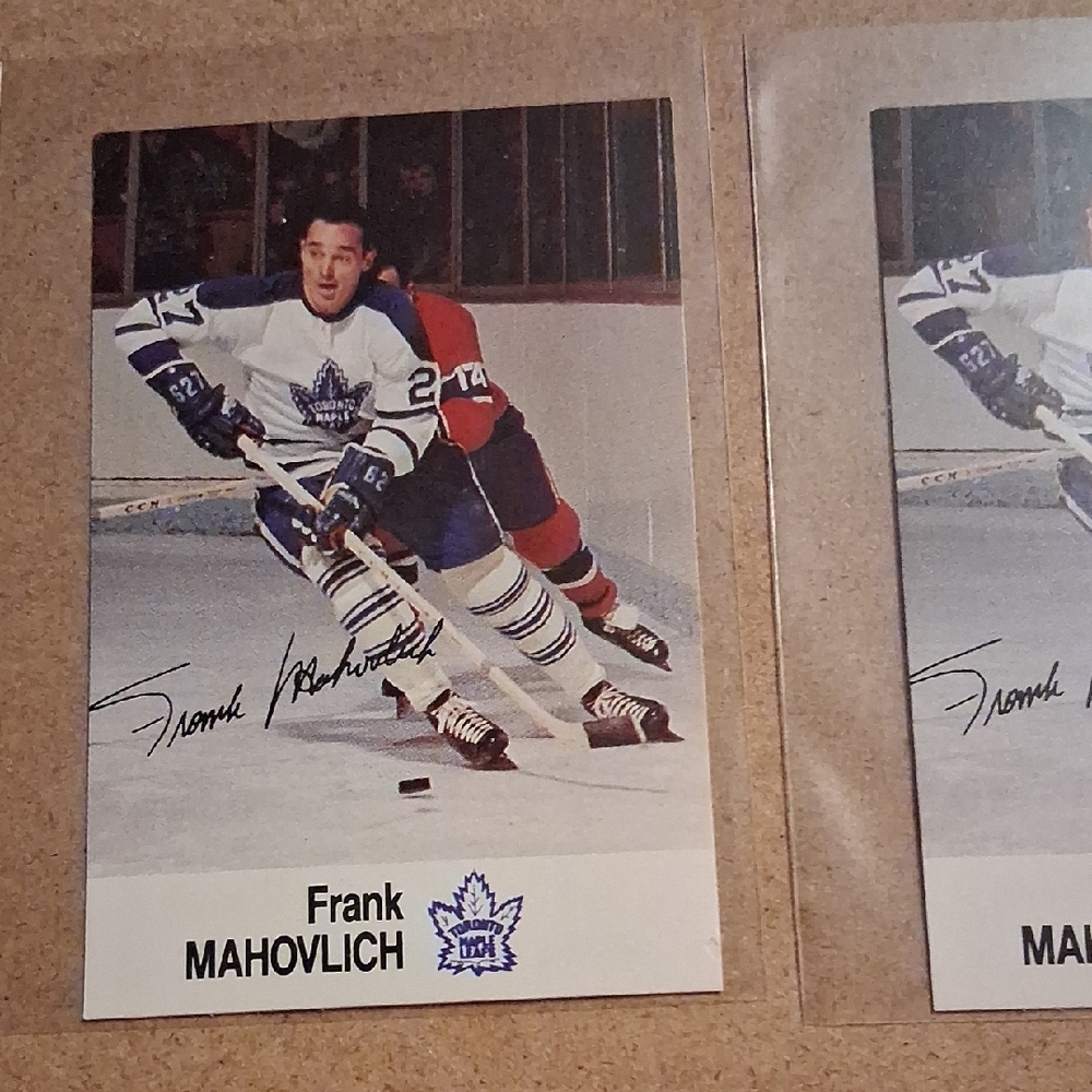 Leafs Frank Mahovlich Hockey Cards